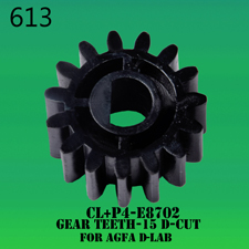 CL+P4-E8702-GEAR-TEETH 15-FOR-AGFA-D LAB-PART