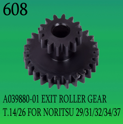 A039880-01-EXIT-ROLLER-GEAR-TEETH-14.26-FOR-NORITSU-2901-3101-3201-3401-3701