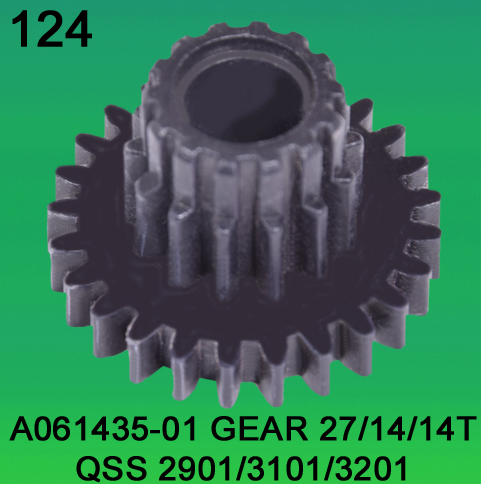 A061435-01 Gear Teeth-27/14/14 for Noritsu 2901, 3101, 3201