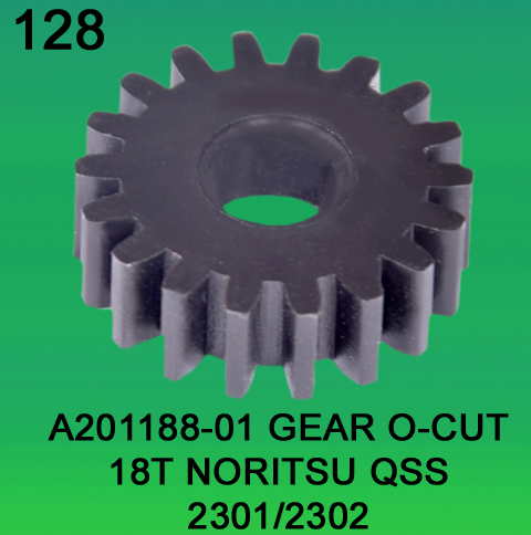 A201188-01 Gear O-Cut Teeth-18 for Noritsu 2301, 2302