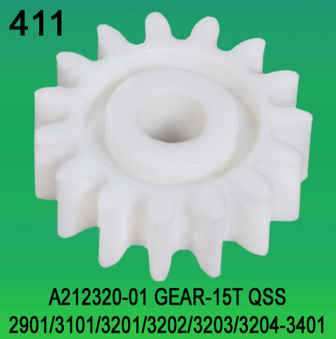 A212320-01 Gear Teeth-15 for Noritsu 2901, 3101, 3201, 3202, 3203, 3401