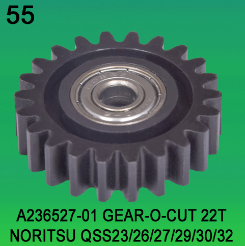 A236527-01 Gear Teeth-22 O-Cut for Noritsu 2301, 2601, 2701, 2901, 3001, 3201