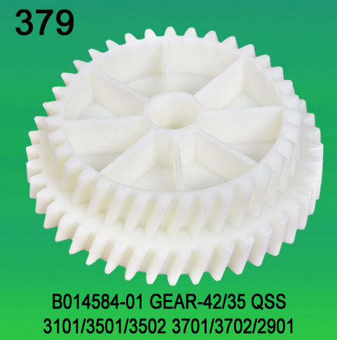 B014584-01 Gear Teeth-42/35 for Noritsu 3101/ 3501/ 3502/ 3701/ 3702/ 2901
