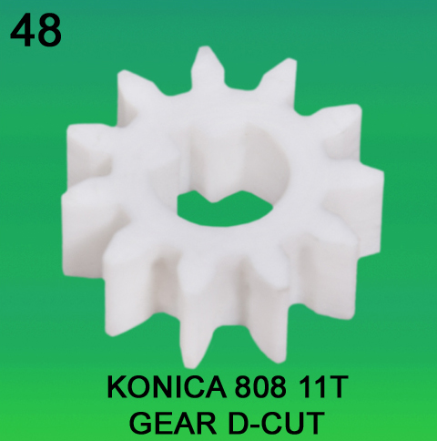 Gear Teeeth-11 D-Cut for Konica-808 Model