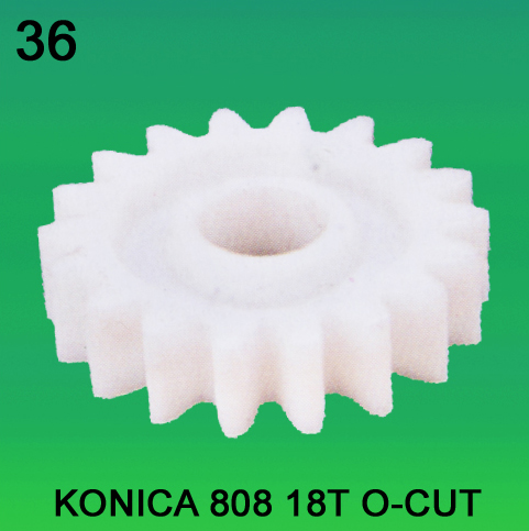 Gear Teeth-18 O-Cut for Konica-808 Model