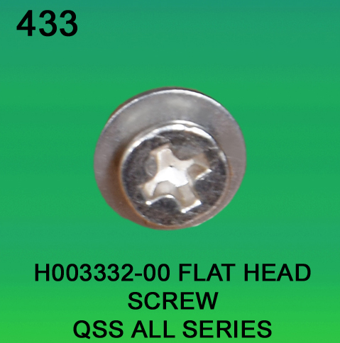 H003332-00 Flat Head Screw for Noritsu all series
